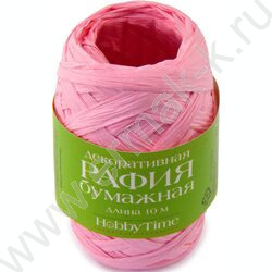 Рафия бумажная декоративная 10м 4цв гамма 1, в дисплее | Фото 2