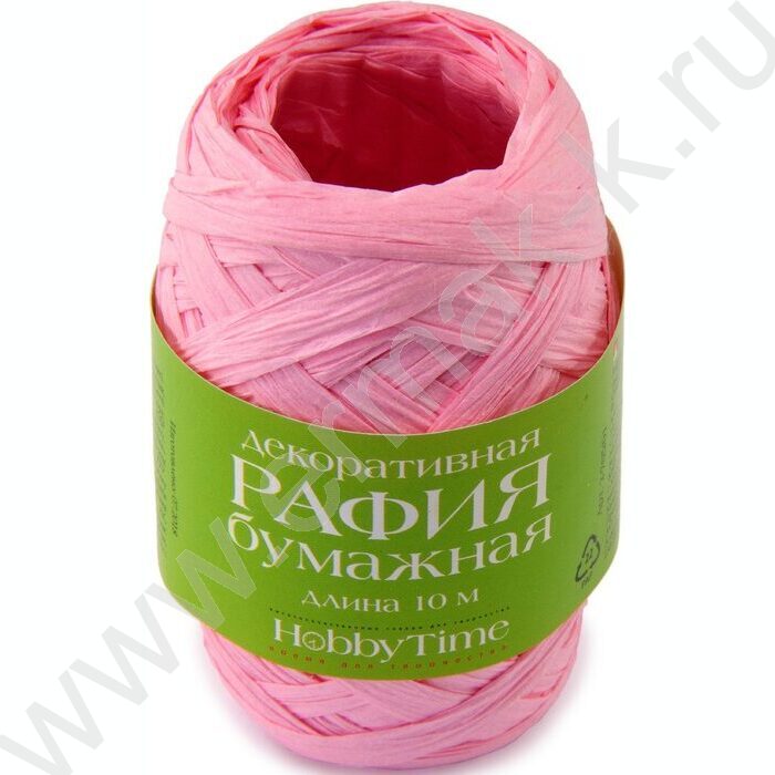 Рафия бумажная декоративная 10м 4цв гамма 1, в дисплее | Фото 2