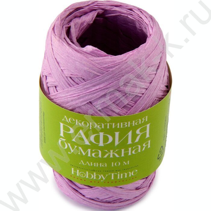 Рафия бумажная декоративная 10м 4цв гамма 1, в дисплее | Фото 3