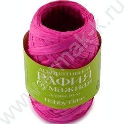 Рафия бумажная декоративная 10м 4цв гамма 1, в дисплее | Фото 5