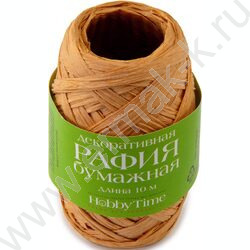 Рафия бумажная декоративная 10м 4цв гамма 2, в дисплее | Фото 2