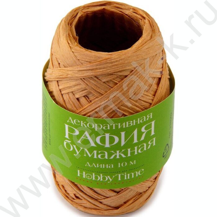Рафия бумажная декоративная 10м 4цв гамма 2, в дисплее | Фото 2