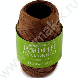 Рафия бумажная декоративная 10м 4цв гамма 2, в дисплее | Фото 3