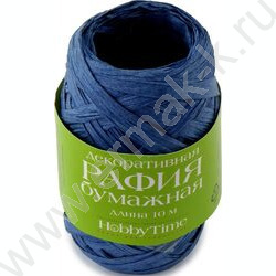 Рафия бумажная декоративная 10м 4цв гамма 3, в дисплее | Фото 4