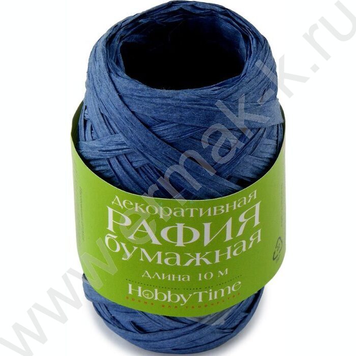 Рафия бумажная декоративная 10м 4цв гамма 3, в дисплее | Фото 4