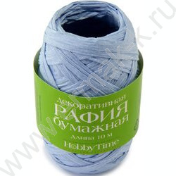 Рафия бумажная декоративная 10м 4цв гамма 3, в дисплее | Фото 5