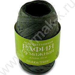 Рафия бумажная декоративная 10м 4цв гамма 4, в дисплее | Фото 4