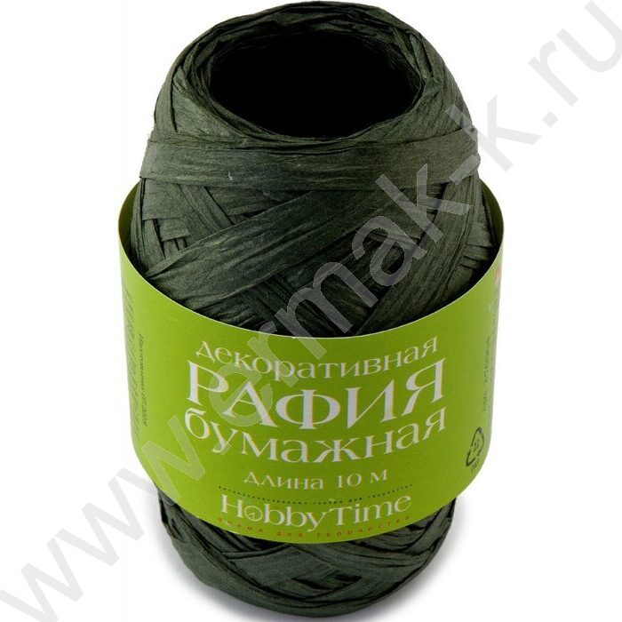 Рафия бумажная декоративная 10м 4цв гамма 4, в дисплее | Фото 4