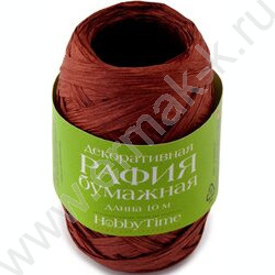 Рафия бумажная декоративная 10м 4цв гамма 4, в дисплее | Фото 5