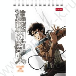 Блокнот  40л А6 спираль "Атака Титанов_Сезон 1-3" ассорти | Фото 1