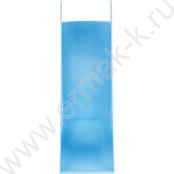 Лоток вертикальный литой "Фаворит" /голубой /ширина 90мм | Фото 3