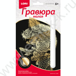 Набор д/творчества Гравюра малая Белочка | Фото 1