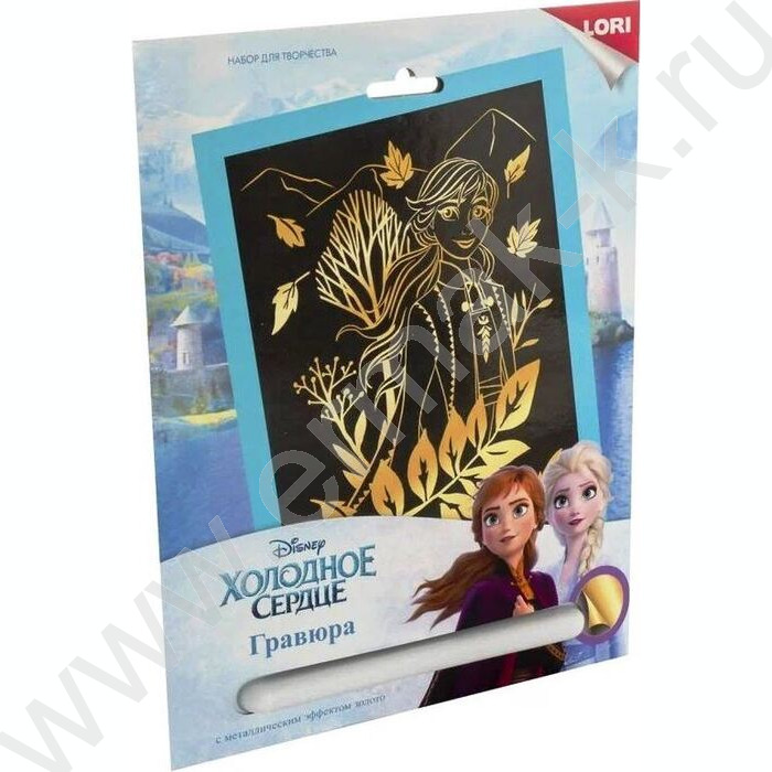 Набор д/творчества Гравюра золото Disney "Милая Анна" | Фото 1