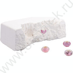 Набор д/творчества Раскопки "Бусины для браслета" (6 бусин-шармов) розовый | Фото 3