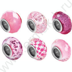 Набор д/творчества Раскопки "Бусины для браслета" (6 бусин-шармов) розовый | Фото 4