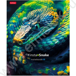 Тетрадь  48л клетка "InstaSnake" /глянец/ 5видов | Фото 3