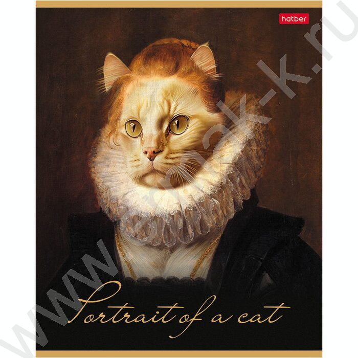 Тетрадь  96л клетка "Котошедевры" /мат. ламин. /тиснение / | Фото 3