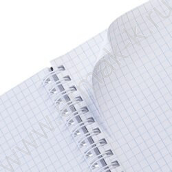 Тетрадь  80л клетка/спираль/тв.обл./двойная "Яркие цитаты" | Фото 3