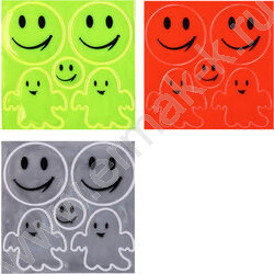 Наклейки светоотражающие Smile 5шт ассорти | Фото 1