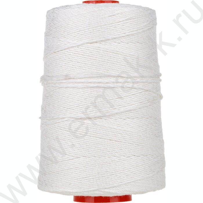 Нить прошивная лавсан белая 500м 1,5мм (12кгс) | Фото 1