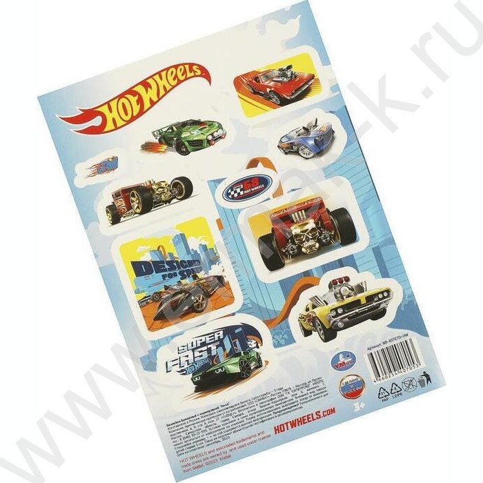 Наклейки А5 Hot Wheels | Фото 3