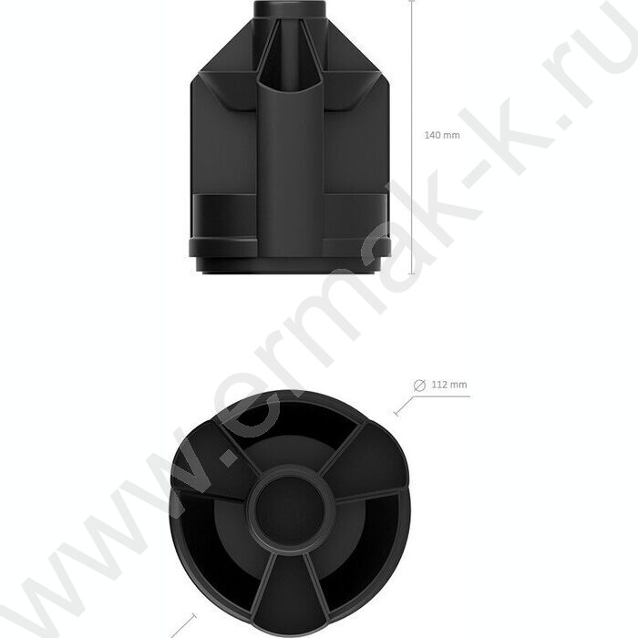 Подставка д/каранд. и ручек Mini Desk, Classic /чёрная | Фото 3