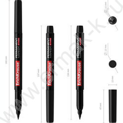 Маркер перм. /черный/ 1мм P-100 | Фото 4