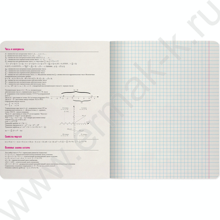 Тетрадь предметная 48л "Зверобудни" Алгебра /мат.лам. Soft Touch | Фото 3