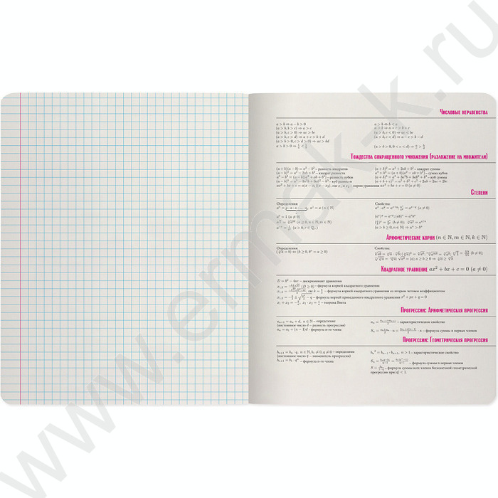 Тетрадь предметная 48л "Зверобудни" Алгебра /мат.лам. Soft Touch | Фото 5