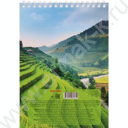 Блокнот  40л А5 спираль "Живописные просторы" ассорти | Фото 4