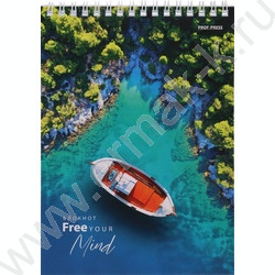 Блокнот  40л А5 спираль "Живописные просторы" ассорти | Фото 5