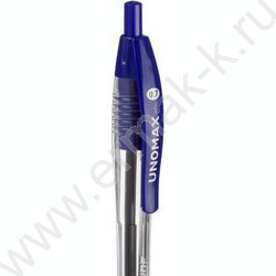 Ручка шар авт Ultra Glide RT 0,7мм синяя /прозрачный корпус /антибактериальная манжетка | Фото 4