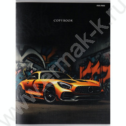 Тетрадь  96л А4 клетка "Автомобиль и граффити" | Фото 1