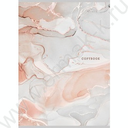 Тетрадь  96л А4 клетка "Пастельный мрамор" /софт-тач/ | Фото 1
