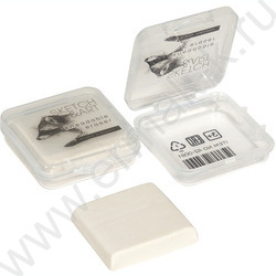 Ластик Клячка Sketch&Art белый/серый в пластиковой коробочке | Фото 3