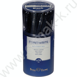 Ручка шар PointWrite Black синяя 0,38мм | Фото 6