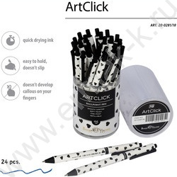 Ручка шар авт ArtClick. Сердечки синяя 0,5мм | Фото 3