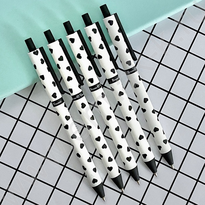 Ручка шар авт ArtClick. Сердечки синяя 0,5мм | Фото 5