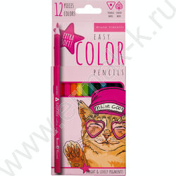 Карандаши  12цв Easycolor | Фото 1