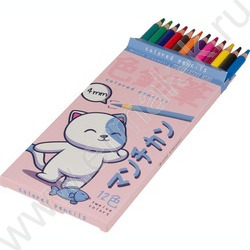 Карандаши пластиковые 12цв Kawall Animals 4вида | Фото 5