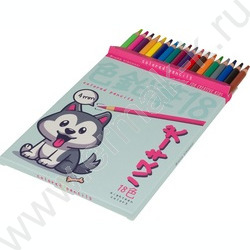 Карандаши пластиковые 18цв Kawall Animals 4вида | Фото 2