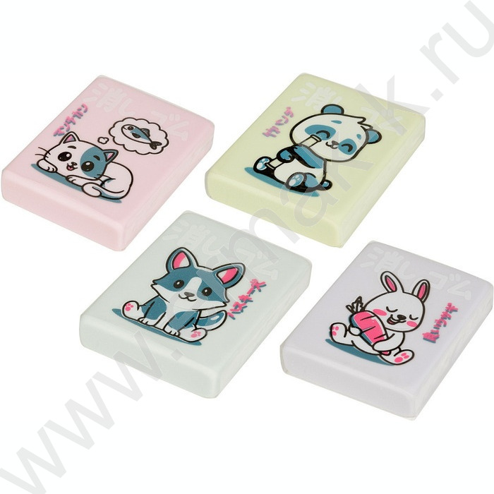Ластик HappyGraphix Kawall animals ассорти | Фото 1