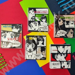 Тетрадь  96л А5+ клетка/спираль "Manga Anime" ассорти | Фото 7