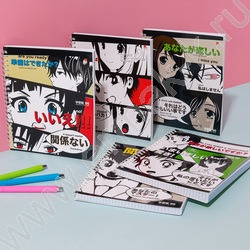 Тетрадь  96л А5+ клетка/спираль "Manga Anime" ассорти | Фото 9