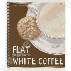 Тетрадь  96л А5+ клетка/спираль "Счастье в кофе" ассорти | Фото 5