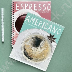 Тетрадь  96л А5+ клетка/спираль "Счастье в кофе" ассорти | Фото 7