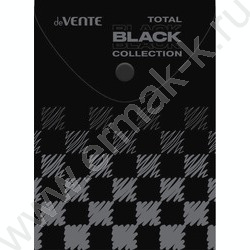 Папка-конверт на кнопке А6- "TOTAL BLACK"  непрозрачн черная с дизайном, 180мкм /ассорти | Фото 1