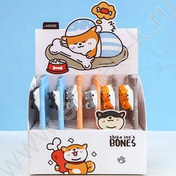 Ручка шар авт 0,7мм синяя "Shiba Inu" /ассорти | Фото 1