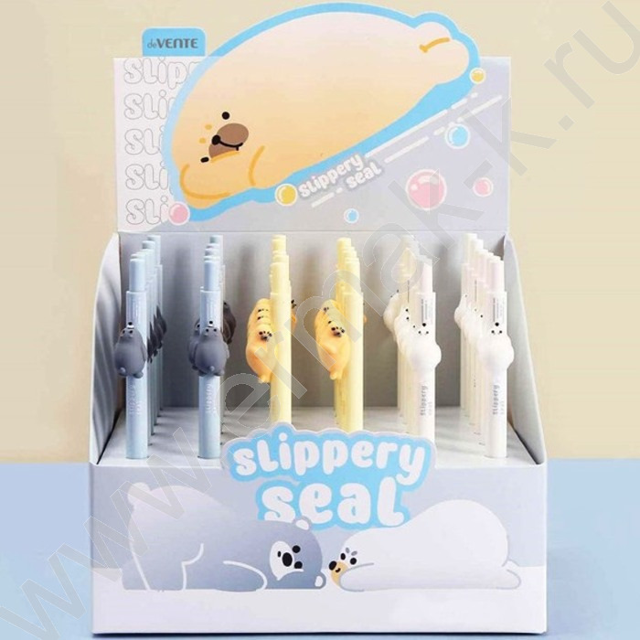 Ручка шар авт 0,7мм синяя "Тюленьчики" /ассорти | Фото 1