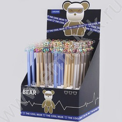 Ручка шар авт 0,7мм синяя "Cool Bear" /ассорти | Фото 1
